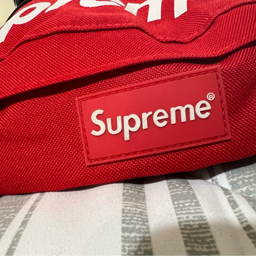 Supreme Red Waist Bag - Picture 2 of 5